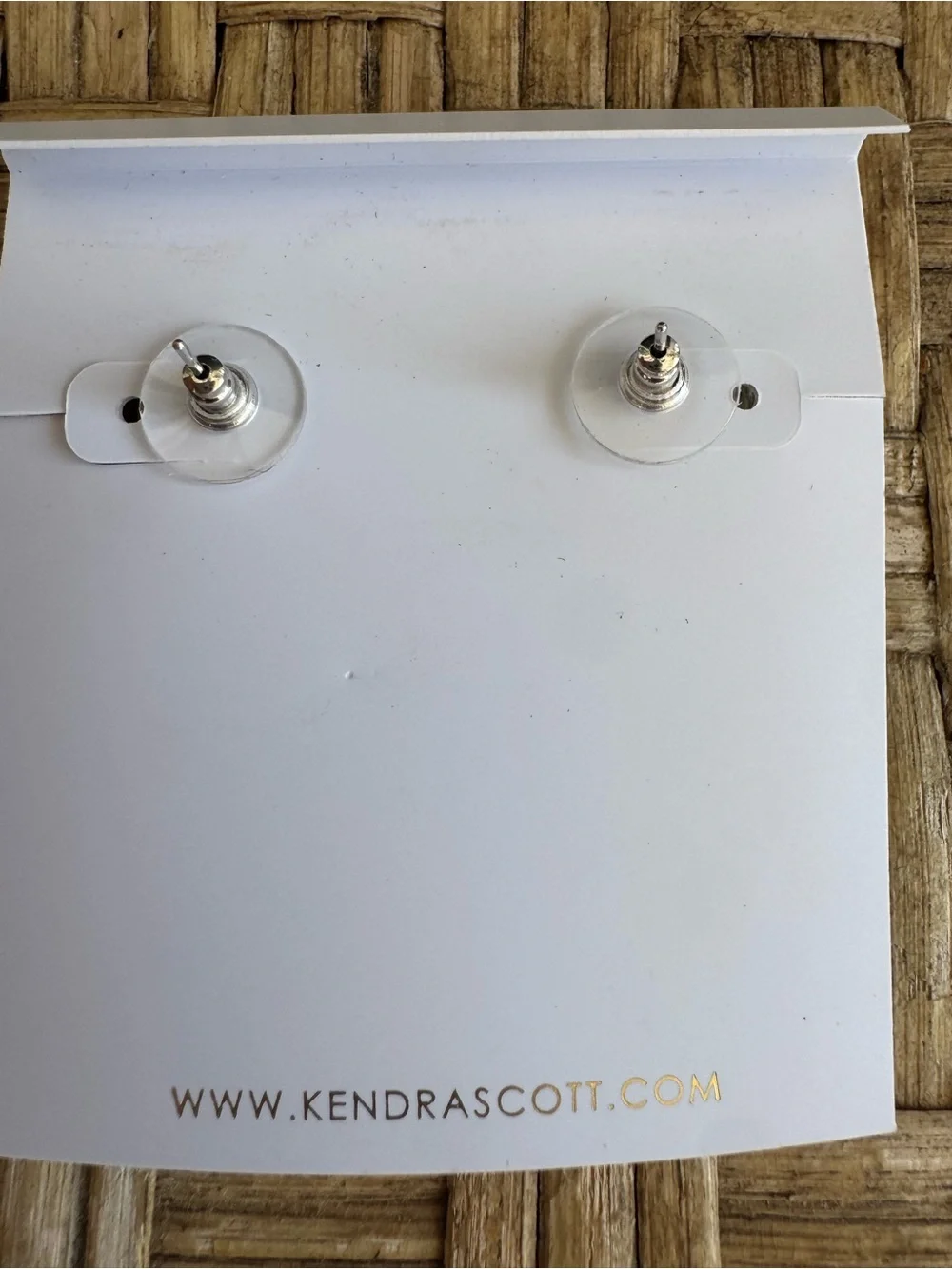 Kendra Scott Ellie Silver & Silver Drusy Stud Earrings